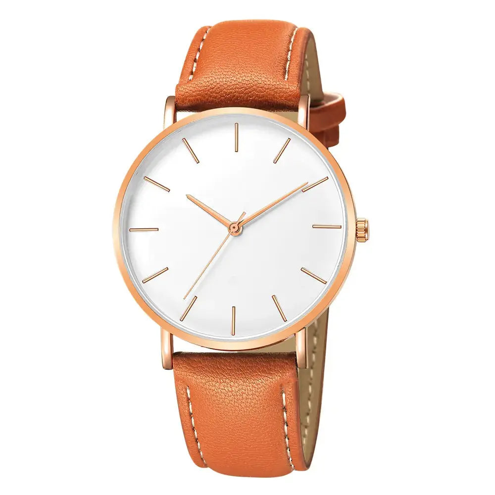 Simple Leather Men's Luxury Watches GLR SHOPPING