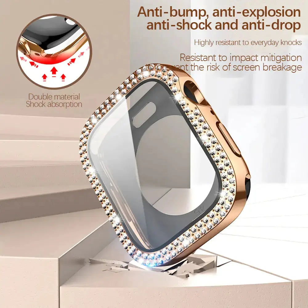 Bling Glass + Cover for Apple Watch Case GLR SHOPPING