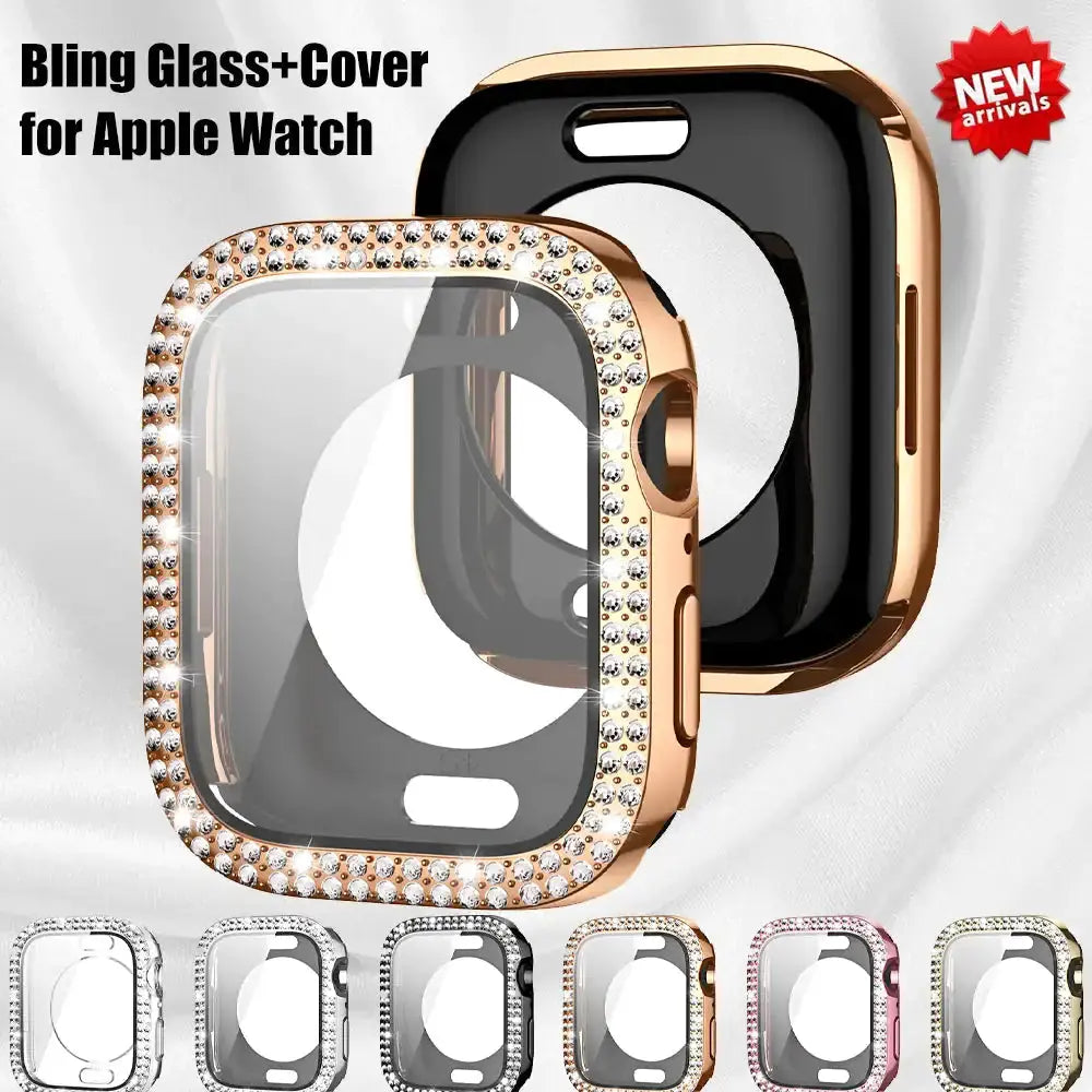 Bling Glass + Cover for Apple Watch Case GLR SHOPPING