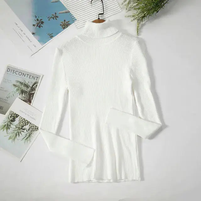 Turtleneck Women Sweaters GLR SHOPPING