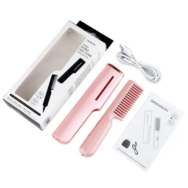 2-in-1 USB Heated Hair Comb GLR SHOPPING