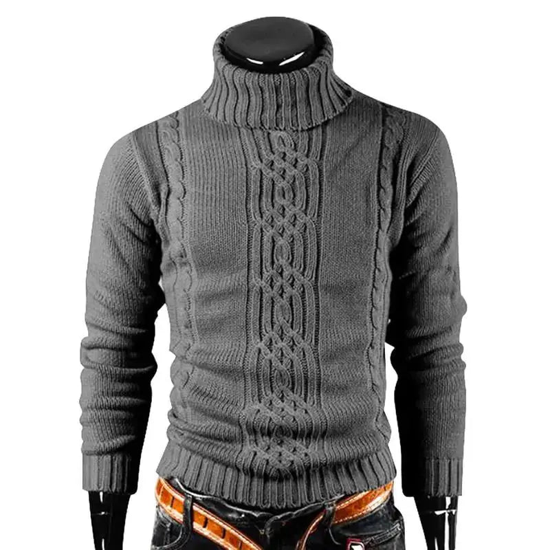 Suéter de Gola Alta Masculino GLR SHOPPING
