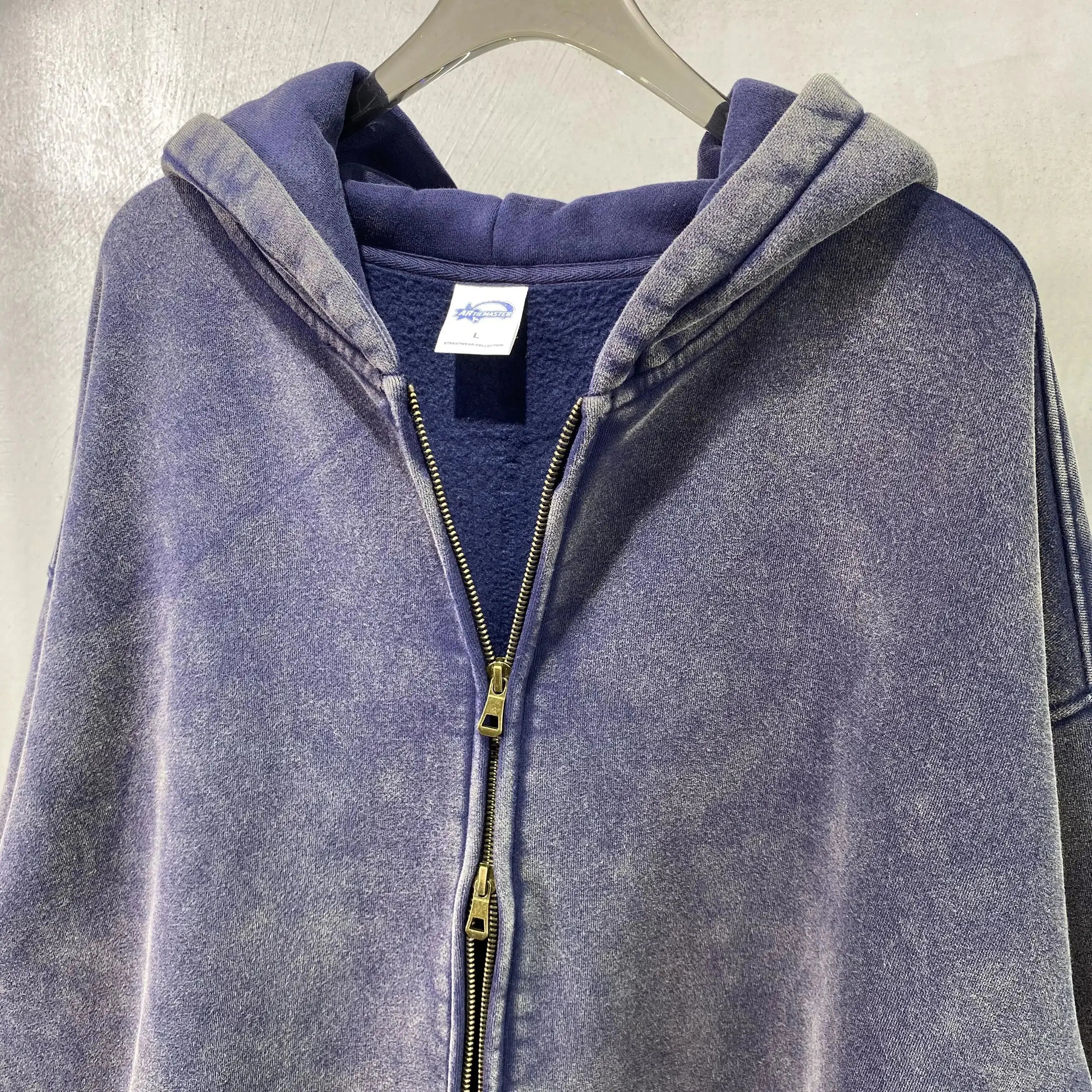 Fleece Zippered Batik Hoodies GLR SHOPPING