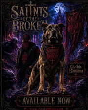 Saints of the Broken Gothic Red Blood Bandana GLR SHOPPING