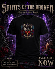 Saints of the Broken Gothic Emblem T-Shirt GLR SHOPPING