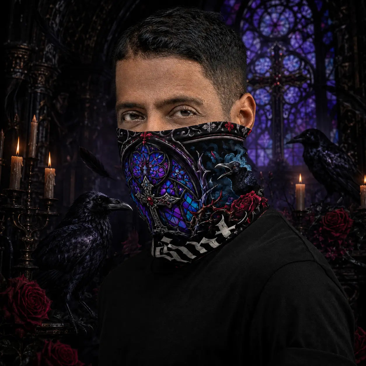 Saints of the Broken Gothic Heart Bandana GLR SHOPPING