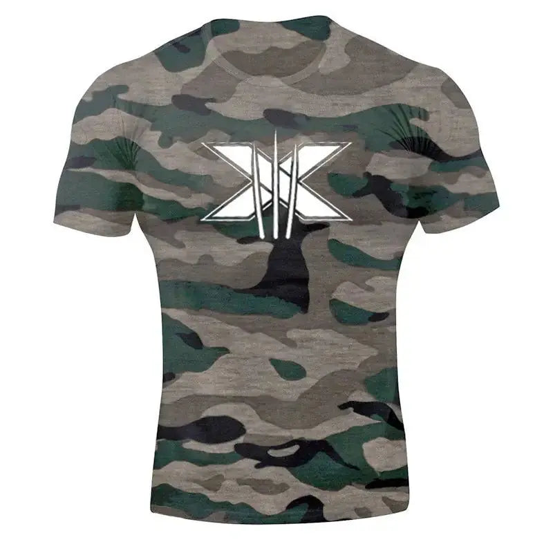 Camisetas com Gráficos de Musculação GLR SHOPPING