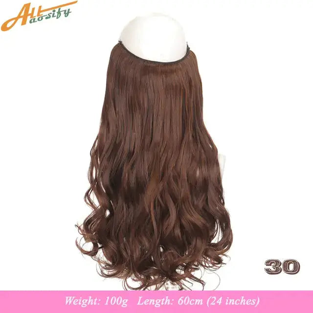 Synthetic No Clip Artificial Hair GLR SHOPPING