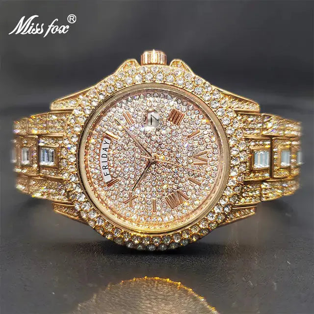 Trendy Diamond Watch - GLR SHOPPING