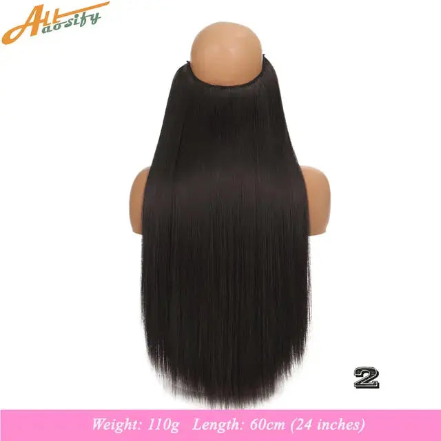 Synthetic No Clip Artificial Hair GLR SHOPPING