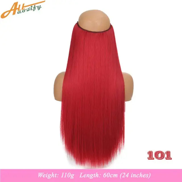 Synthetic No Clip Artificial Hair GLR SHOPPING