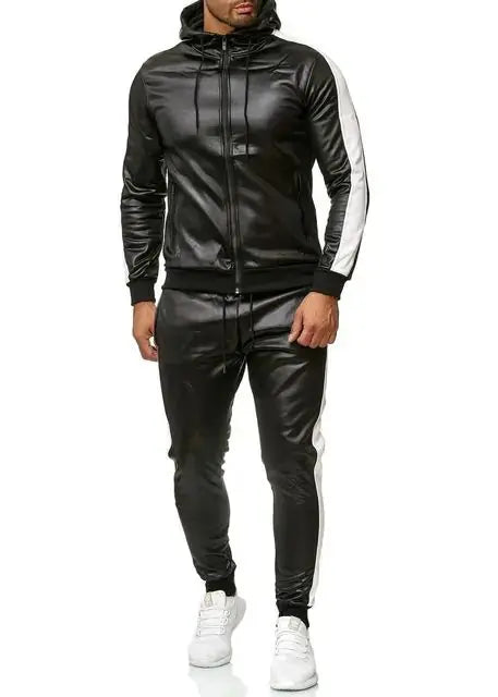 Sweat Suit Hooded Jacket Pants Set - GLR SHOPPING