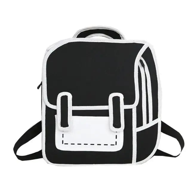 Fashion Unisex Cute Comic Bookbag GLR SHOPPING