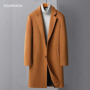 Men's Wool Trench Coat GLR SHOPPING