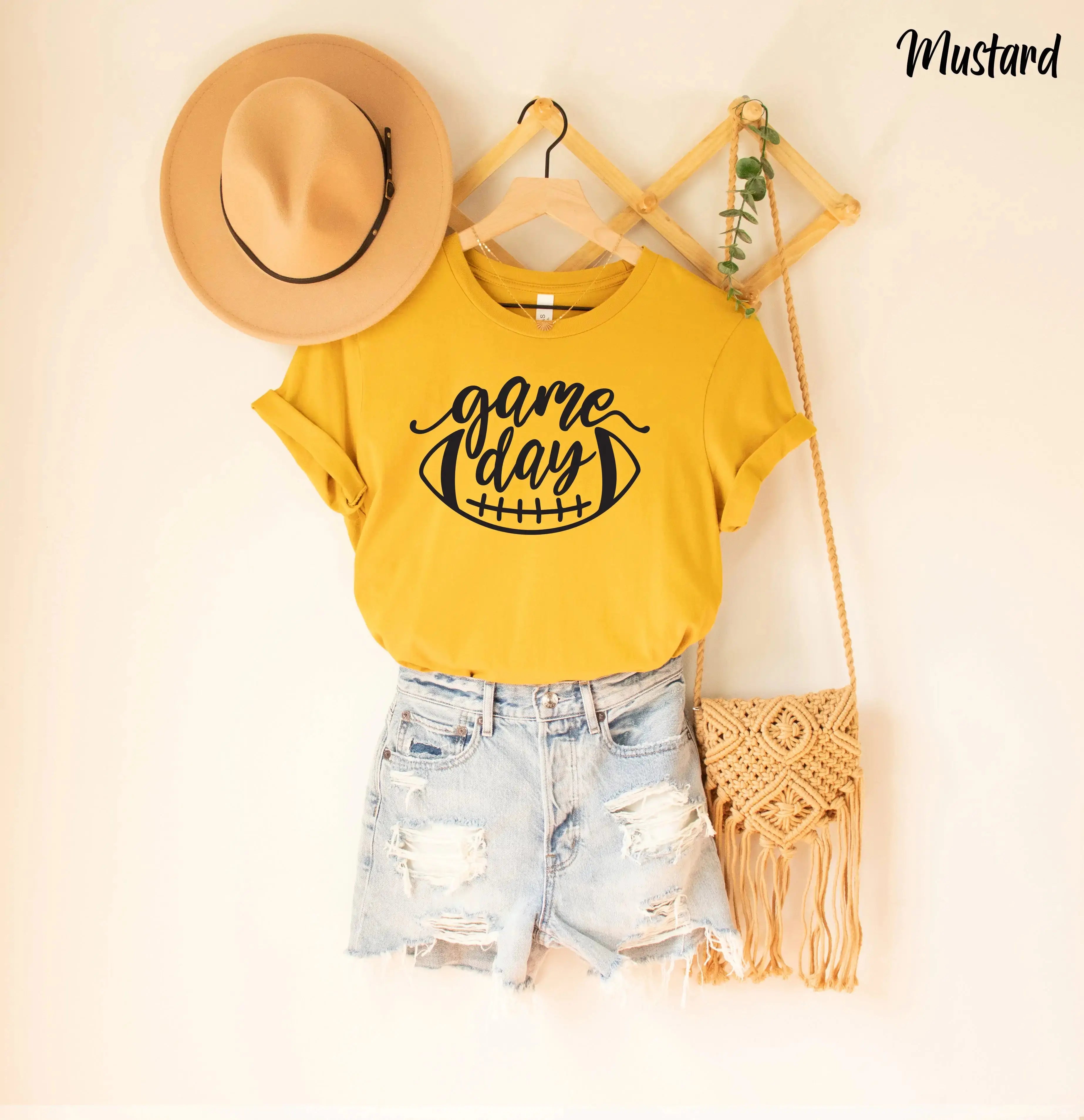 Game Day Football Shirt, Football Shirt, Game Day Vibes Outfit, Football Tee GLR SHOPPING