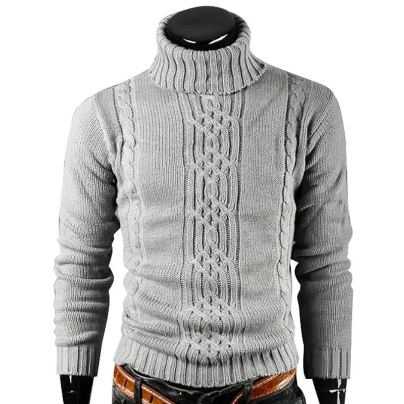 Suéter de Gola Alta Masculino GLR SHOPPING