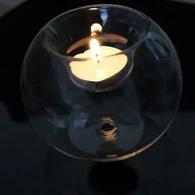 Europe-style Round Hollow Candle Glass GLR SHOPPING