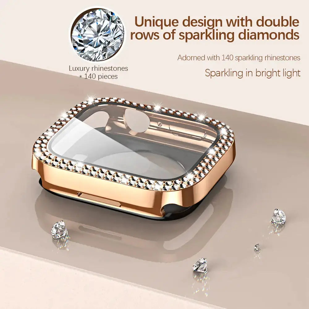 Bling Glass + Cover for Apple Watch Case GLR SHOPPING
