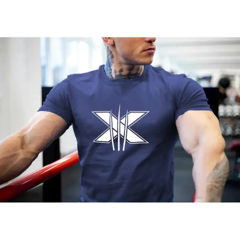 Camisetas com Gráficos de Musculação GLR SHOPPING