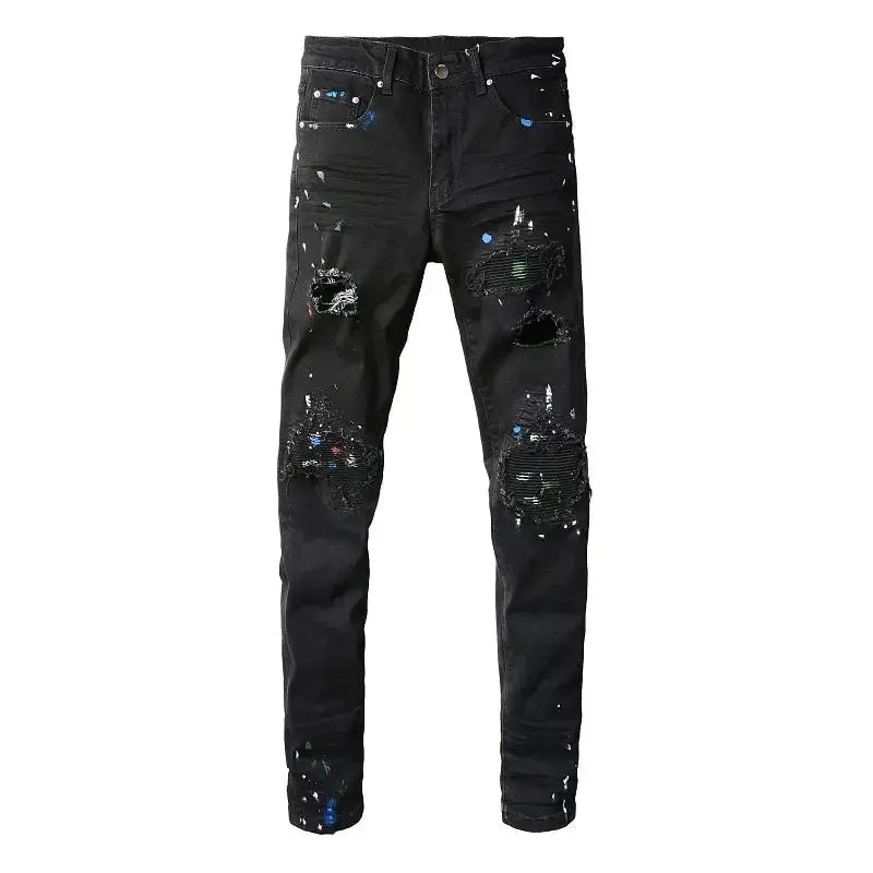 Ripped Painted Jeans GLR SHOPPING