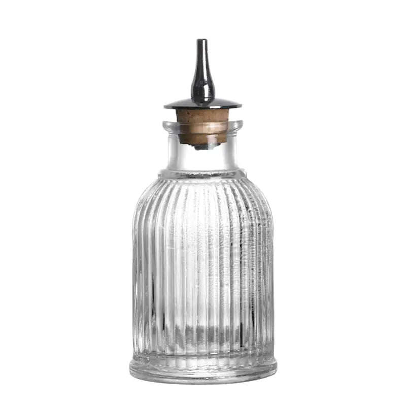 Cocktail Bitters Bottle Vintage Glass GLR SHOPPING