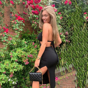 Holder Backless Slit Dress GLR SHOPPING