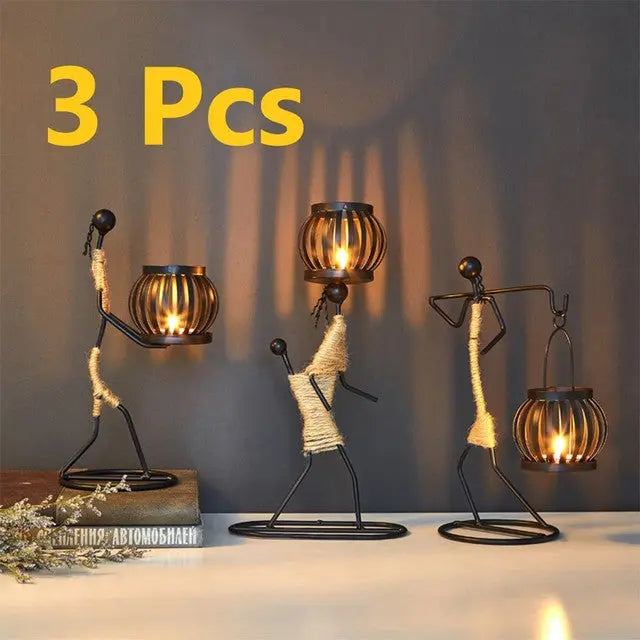 Little Man Candle Holder - GLR SHOPPING