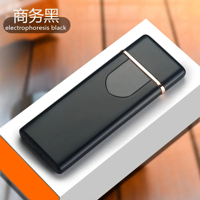 Windproof electronic ultra-thin USB cigarette lighter - GLR SHOPPING