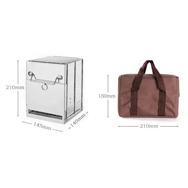 Mini Outdoor Portable Firewood Stove - GLR SHOPPING