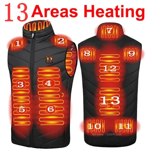 Camouflage Heating Vest - GLR SHOPPING