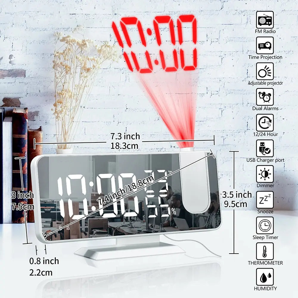 LED Digital Projection Clock - GLR SHOPPING