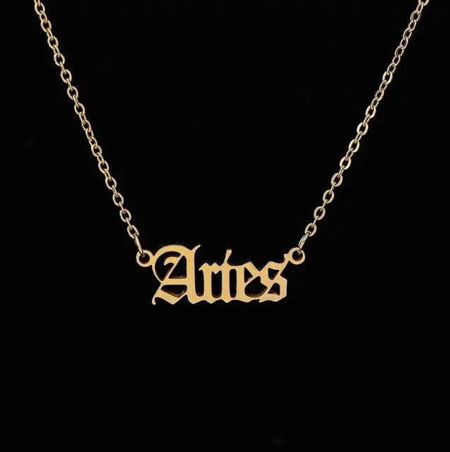 Star Sign Necklace - GLR SHOPPING