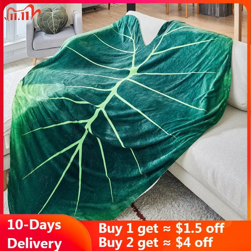 Leaf Blanket - GLR SHOPPING