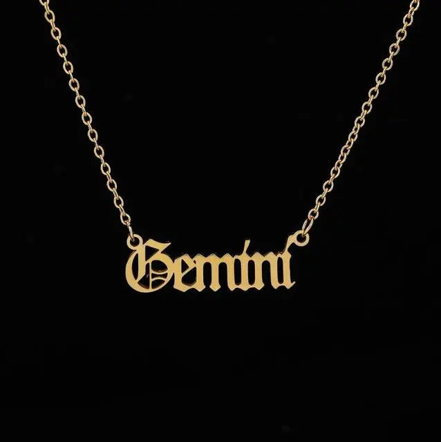 Star Sign Necklace - GLR SHOPPING
