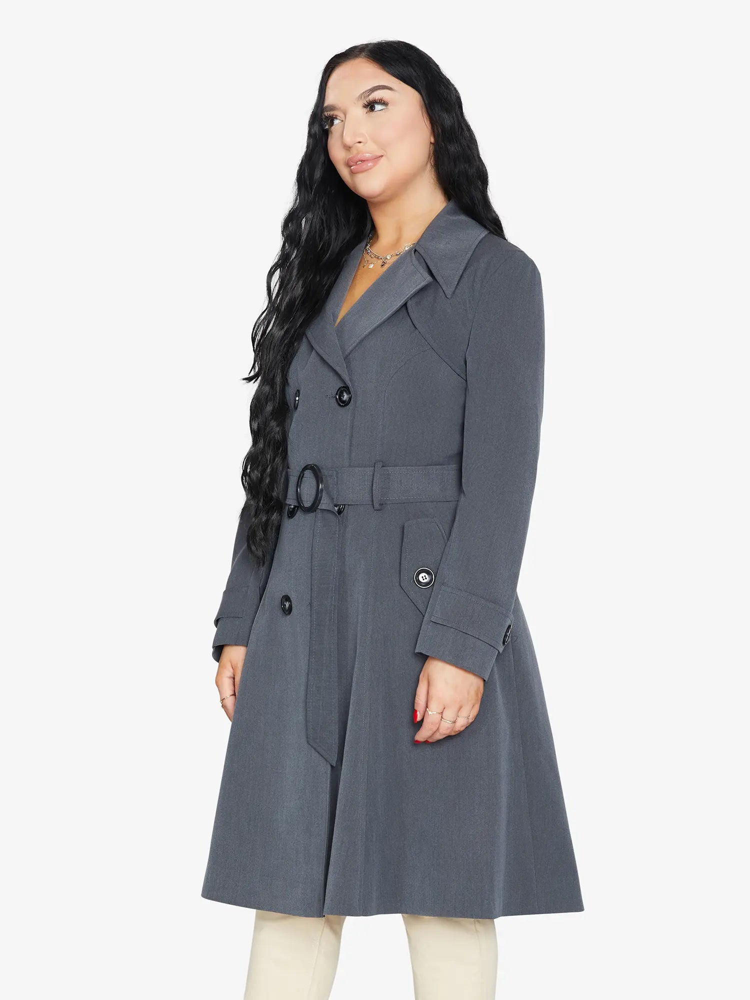 Spring/Summer Double Breasted Trench Mac Coat (1201-SP) - GLR SHOPPING