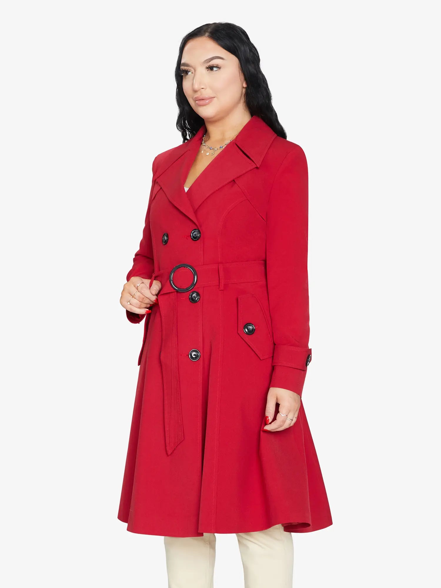 Spring/Summer Double Breasted Trench Mac Coat (1201-SP) - GLR SHOPPING