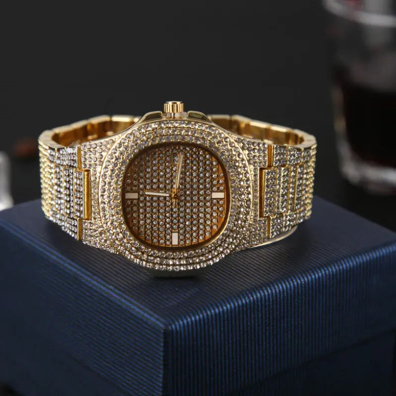 Luxury Hip Hop Diamond Set with Basketball Pendant Necklace - GLR SHOPPING