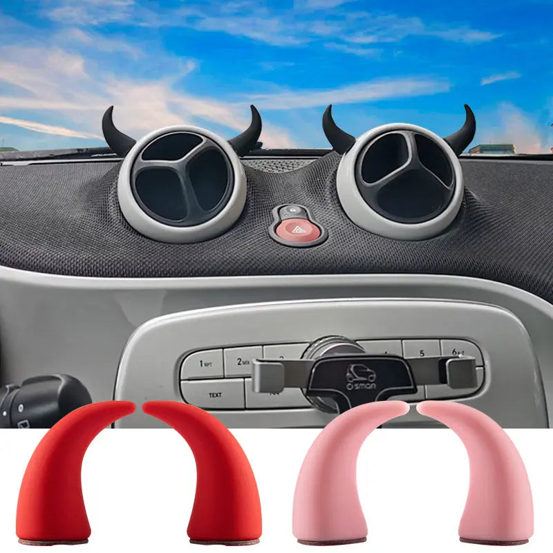 Devil Horns Car 3D Decoration - GLR SHOPPING
