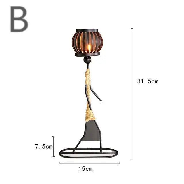 Little Man Candle Holder - GLR SHOPPING
