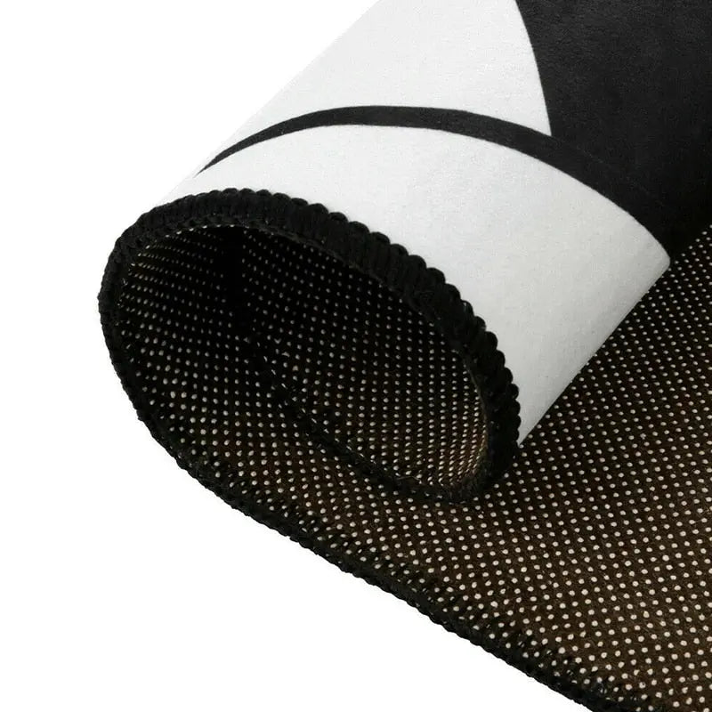 3D Swirl Print Optical Illusion Areas Rug Carpet Floor Pad Non-slip Doormat Mats for Home UD88 - GLR SHOPPING