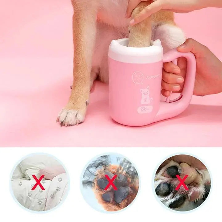 Portable Silicon Manual Dog Paw Cleaner Cup - GLR SHOPPING