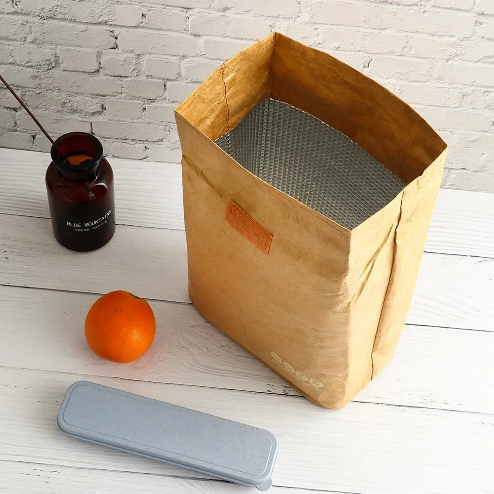 Insulated Reusable Paper Lunch Bag - GLR SHOPPING