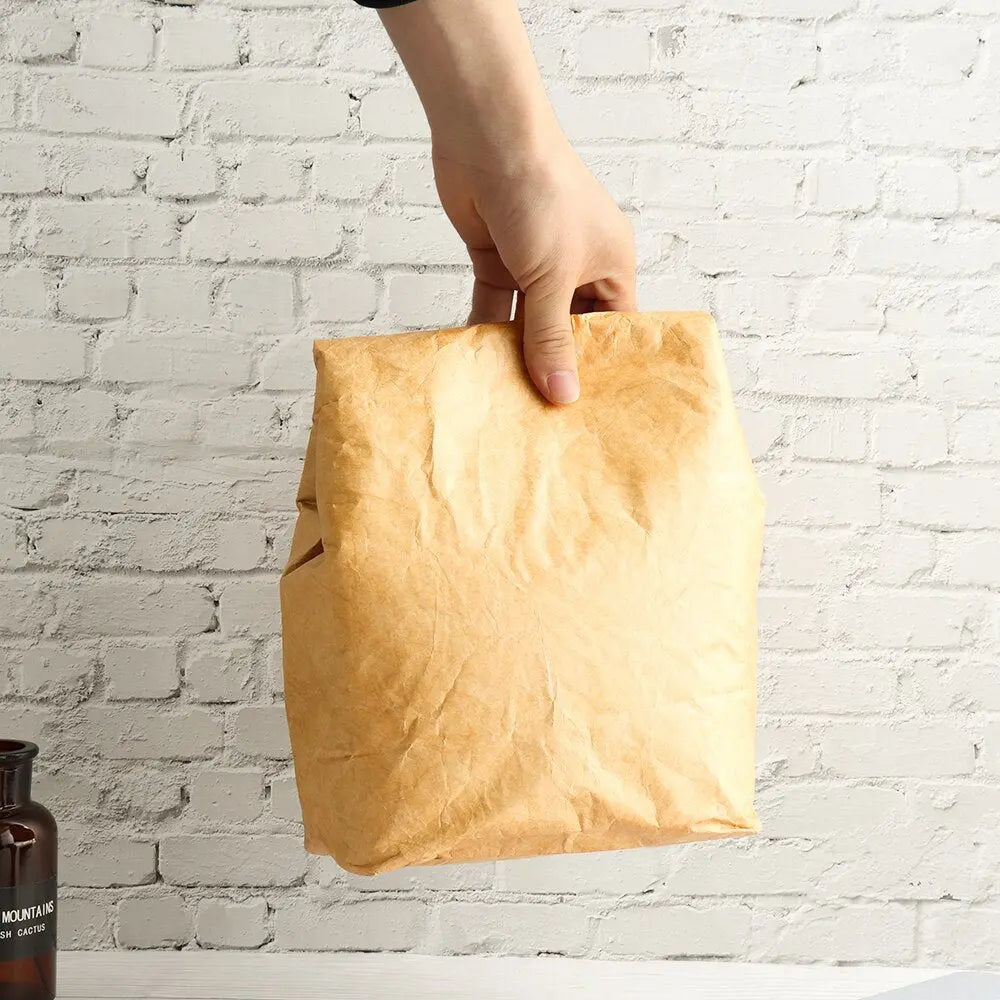 Insulated Reusable Paper Lunch Bag - GLR SHOPPING