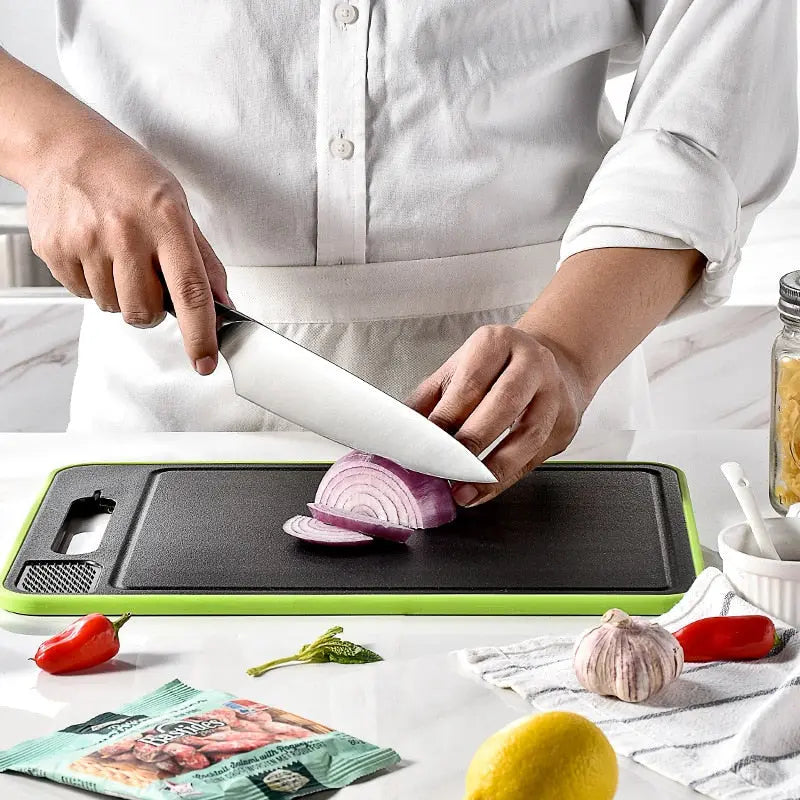 Cutting Board With Knife Sharpener - GLR SHOPPING