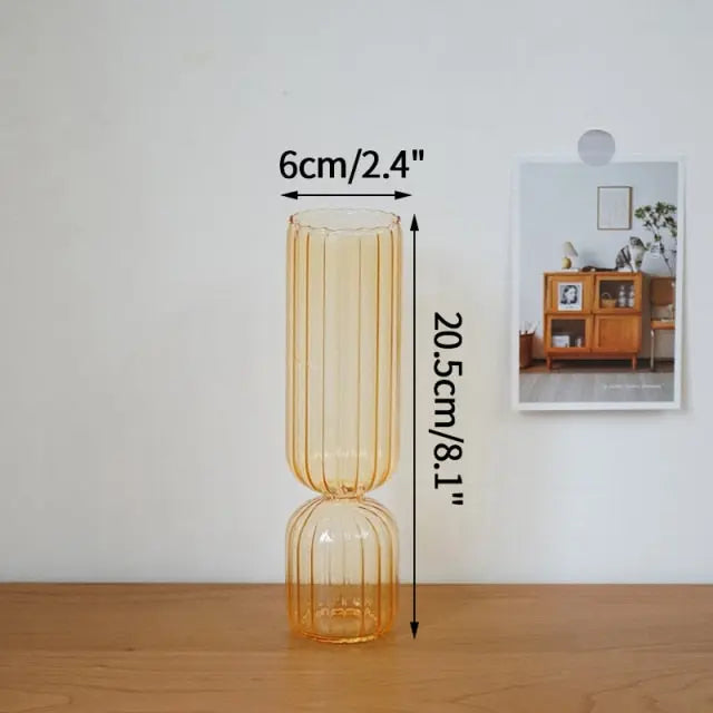 Transparent Flower Vase - GLR SHOPPING
