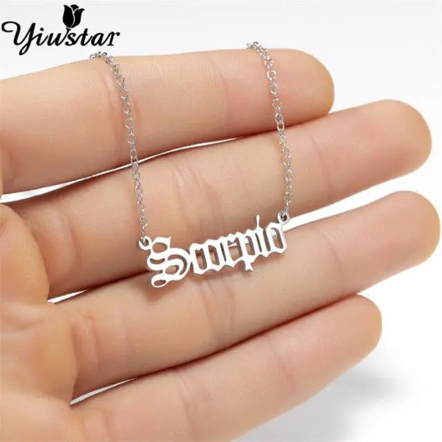 Star Sign Necklace - GLR SHOPPING