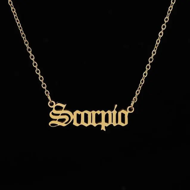 Star Sign Necklace - GLR SHOPPING