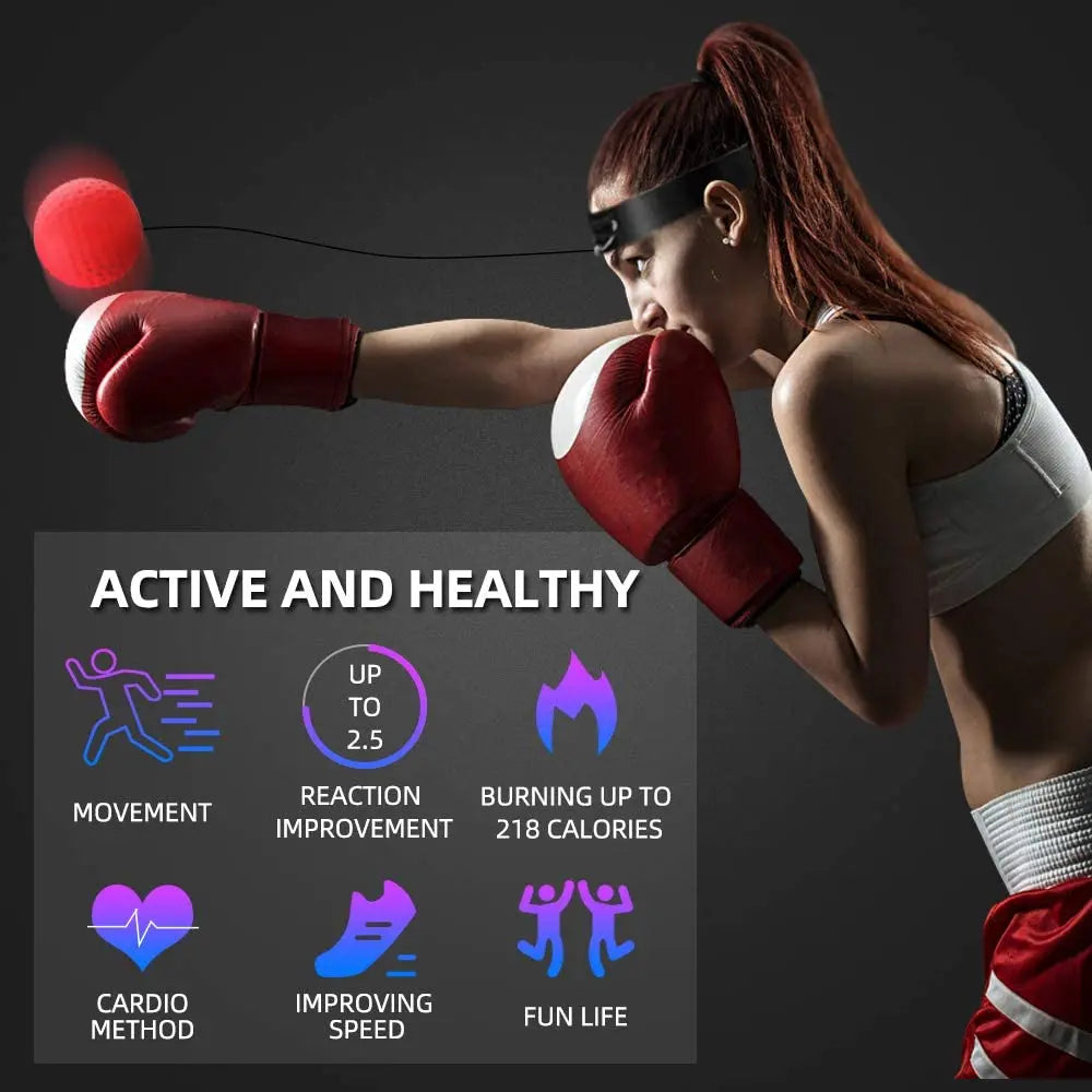 Boxing Reflex Speed Punch Ball - GLR SHOPPING