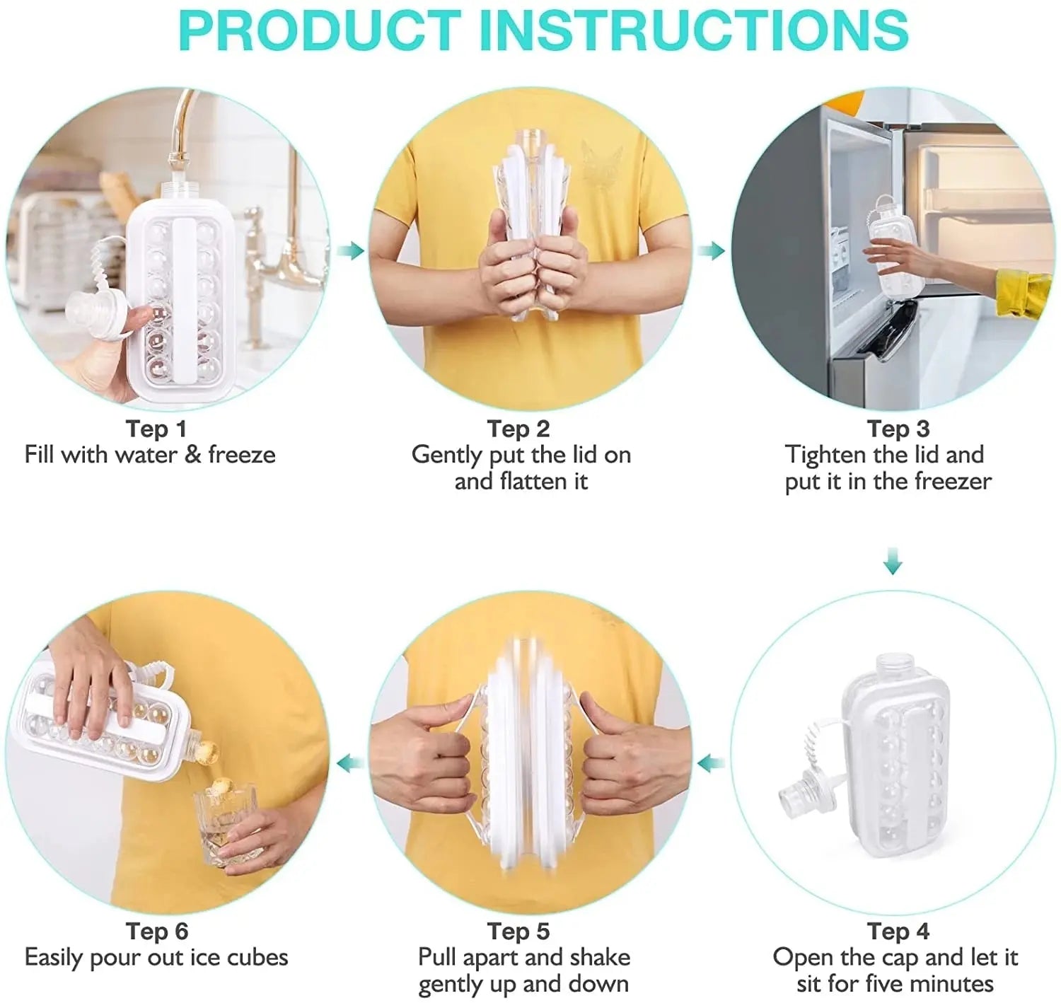 2 in 1 Multi-function  Creative Ice Cube Maker - GLR SHOPPING