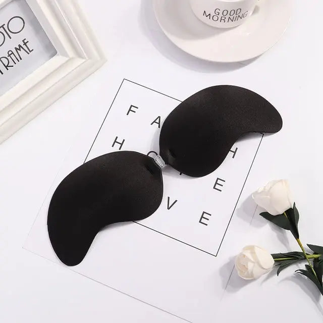 Sexy Sujetador Women's bra Invisible Push Up Bra Self-Adhesive Silicone Seamless Front Closure Sticky Backless Strapless Bra - GLR SHOPPING
